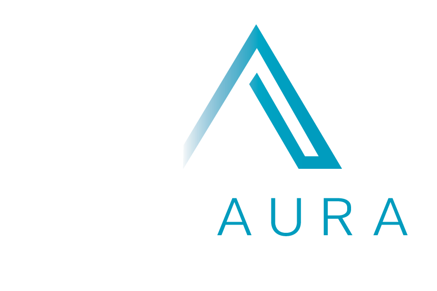 Villa Aura - Logo Blanc - Constructeur de maisons individuelles